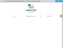 Tablet Screenshot of granjacalporta.com